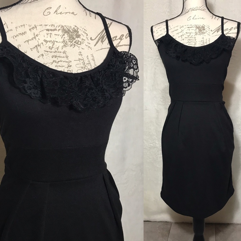 Derek Heart Black Cocktail Dress
